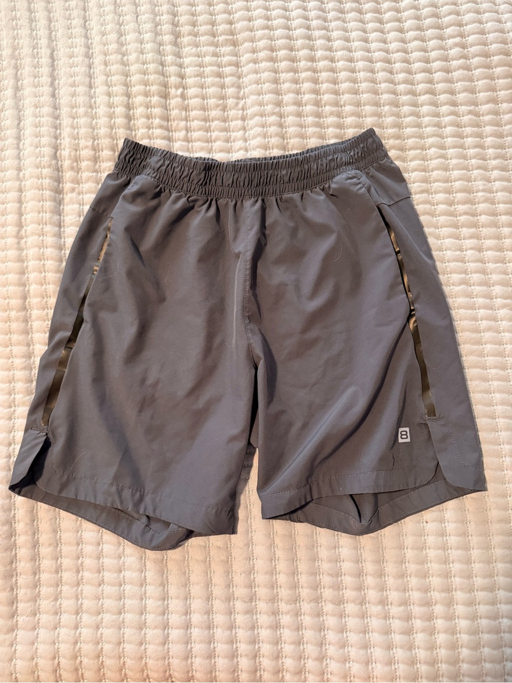Layer 8 Men's Charcoal Athletic Shorts